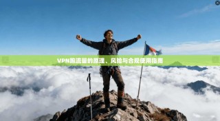 VPN跑流量的原理、风险与合规使用指南