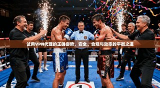 试用VPN代理的正确姿势，安全、合规与效率的平衡之道