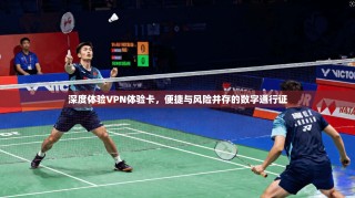 深度体验VPN体验卡，便捷与风险并存的数字通行证