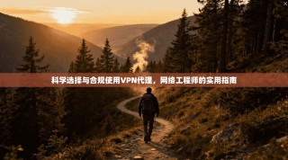 科学选择与合规使用VPN代理，网络工程师的实用指南