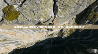 苹果iPhone X使用VPN的全面指南，安全、隐私与网络优化