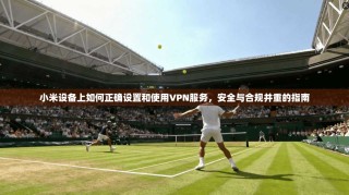 小米设备上如何正确设置和使用VPN服务，安全与合规并重的指南