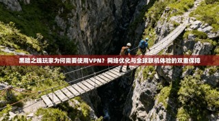 黑暗之魂玩家为何需要使用VPN？网络优化与全球联机体验的双重保障
