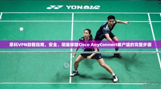 思科VPN卸载指南，安全、彻底移除Cisco AnyConnect客户端的完整步骤