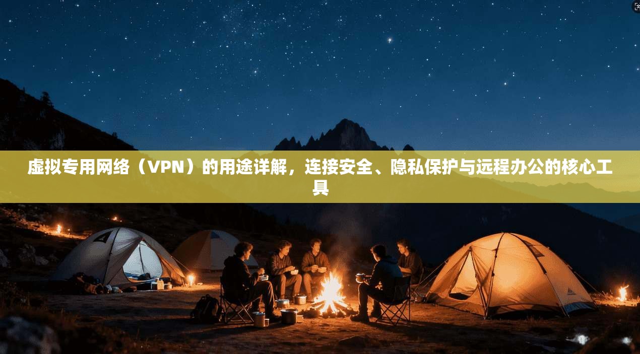 虚拟专用网络（VPN）的用途详解，连接安全、隐私保护与远程办公的核心工具  第1张