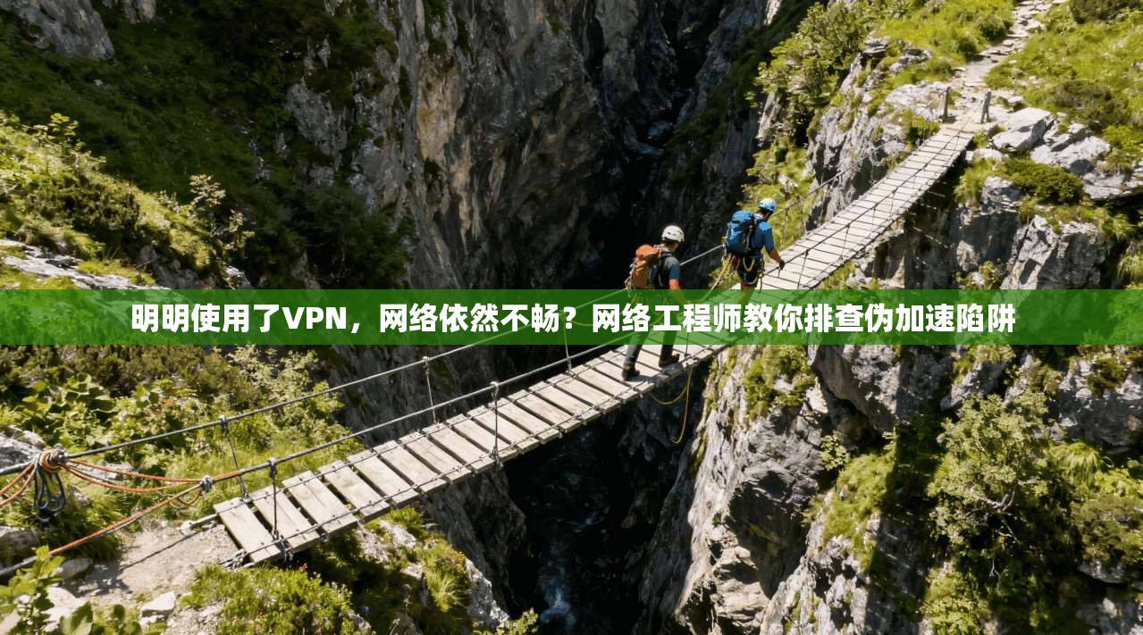 明明使用了VPN，网络依然不畅？网络工程师教你排查伪加速陷阱