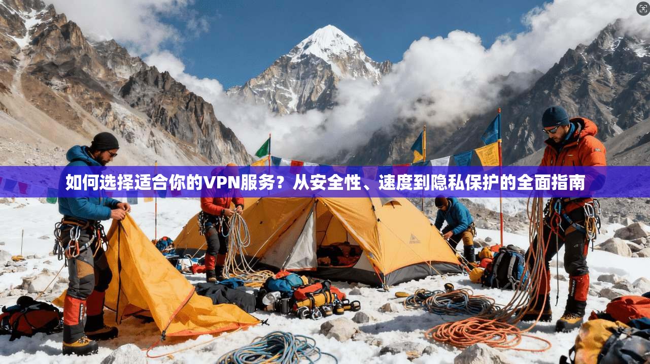 如何选择适合你的VPN服务？从安全性、速度到隐私保护的全面指南