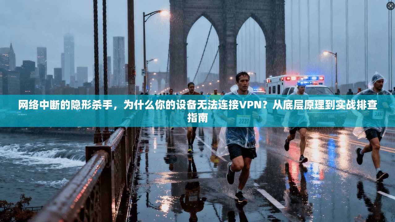 网络中断的隐形杀手，为什么你的设备无法连接VPN？从底层原理到实战排查指南