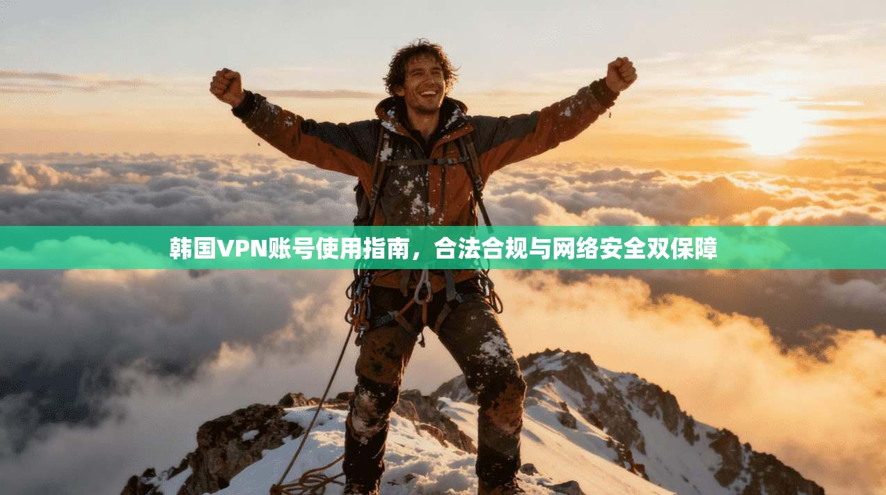 韩国VPN账号使用指南，合法合规与网络安全双保障