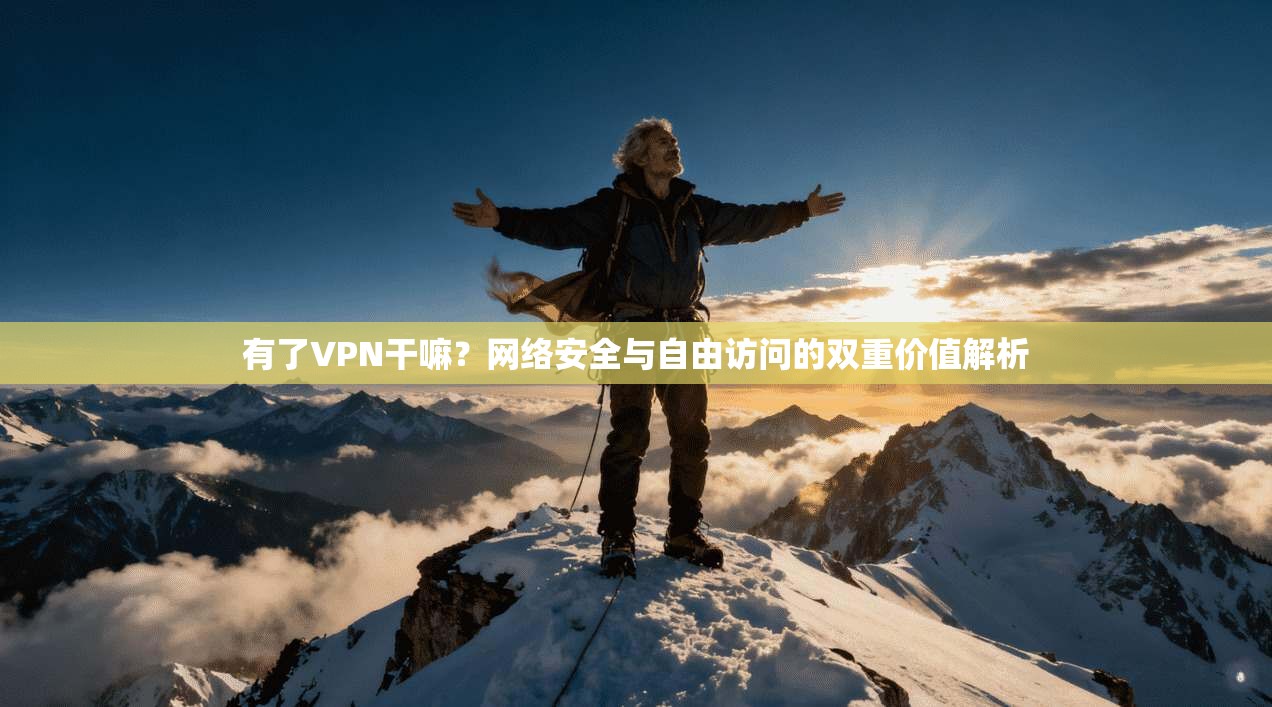 有了VPN干嘛？网络安全与自由访问的双重价值解析