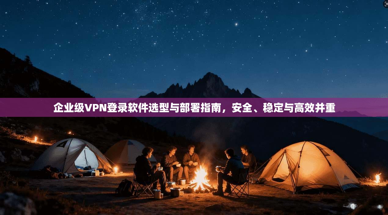 企业级VPN登录软件选型与部署指南，安全、稳定与高效并重