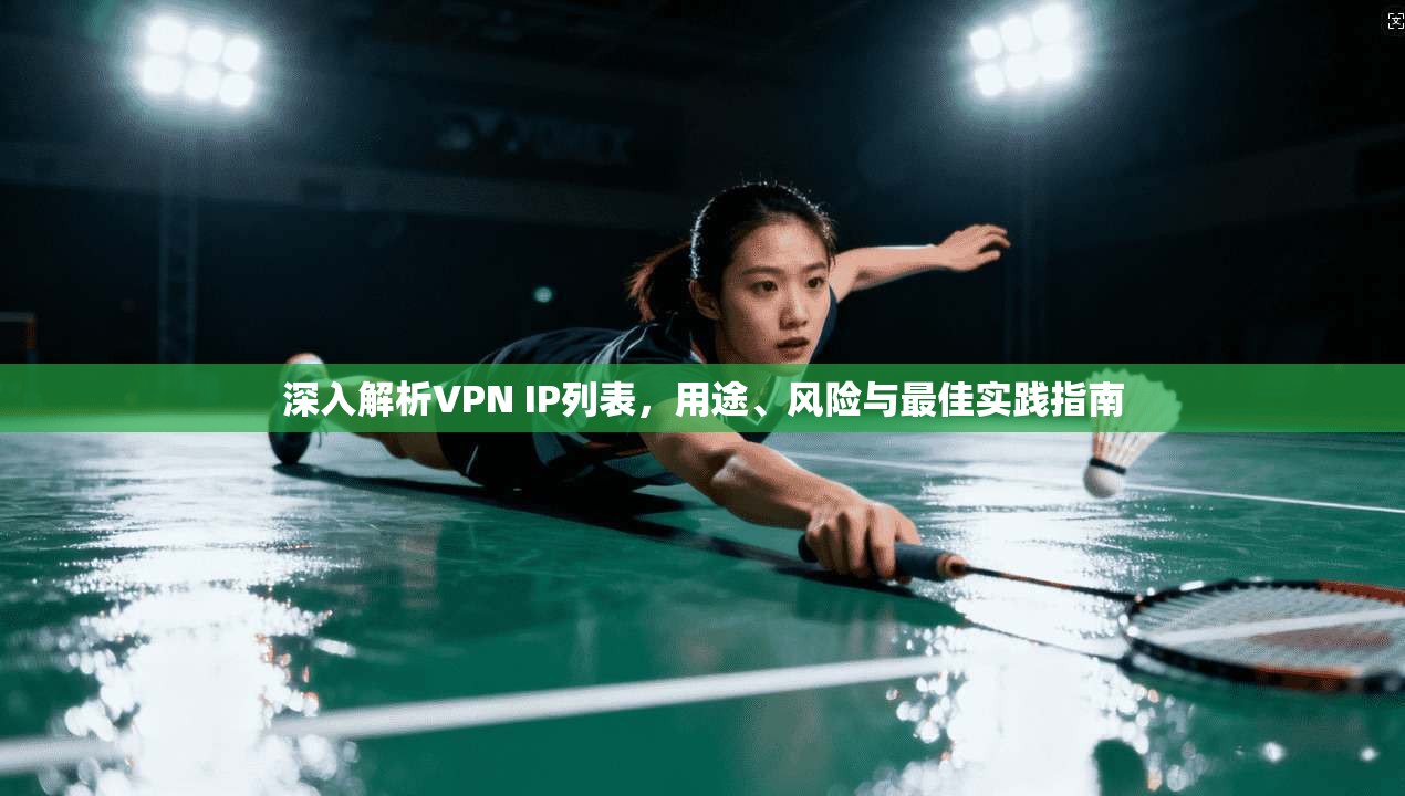 深入解析VPN IP列表，用途、风险与最佳实践指南