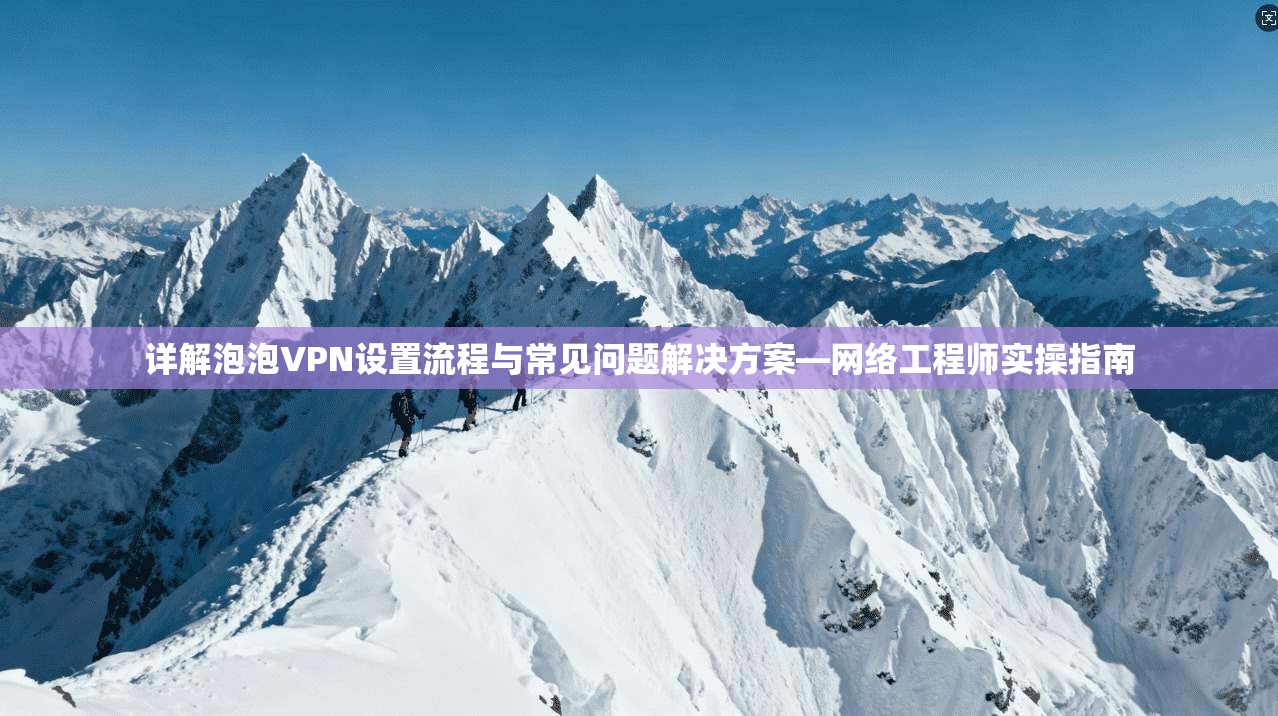 详解泡泡VPN设置流程与常见问题解决方案—网络工程师实操指南