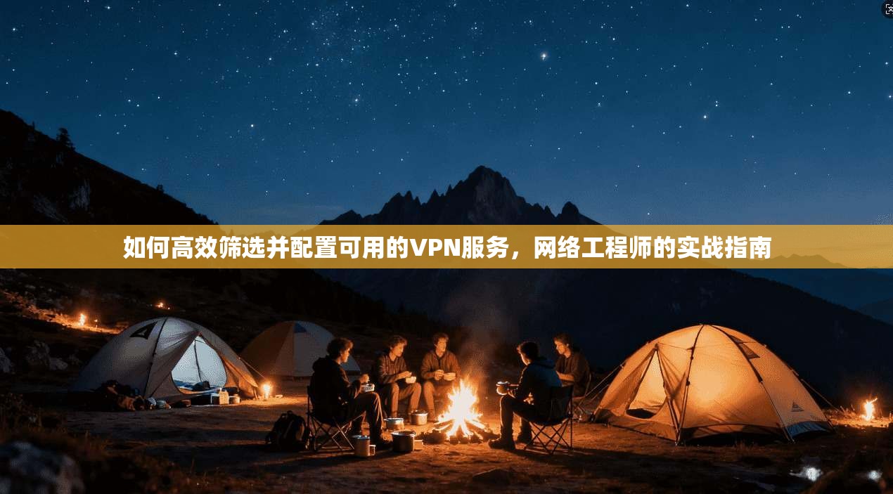 如何高效筛选并配置可用的VPN服务,网络工程师的实战指南