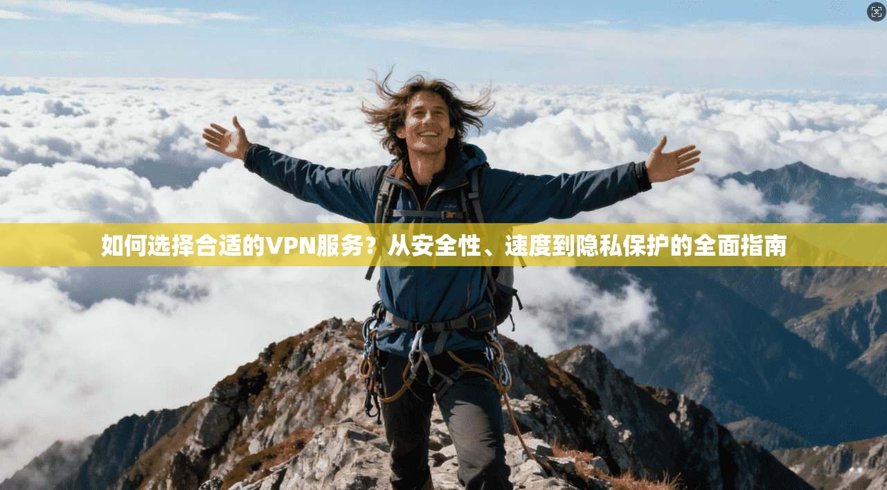 如何选择合适的VPN服务？从安全性、速度到隐私保护的全面指南