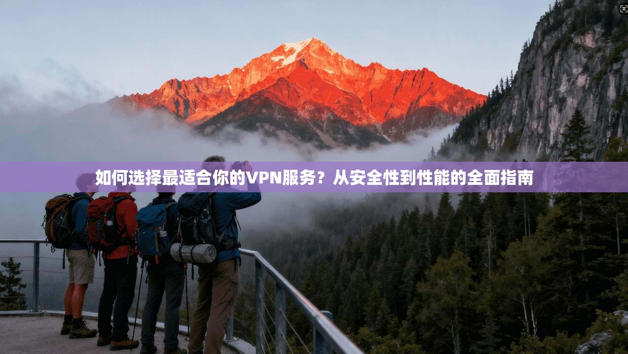 如何选择最适合你的VPN服务?从安全性到性能的全面指南