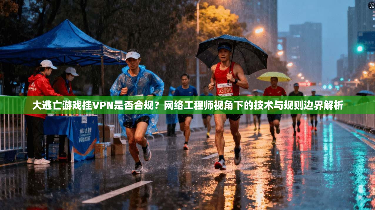 大逃亡游戏挂VPN是否合规？网络工程师视角下的技术与规则边界解析