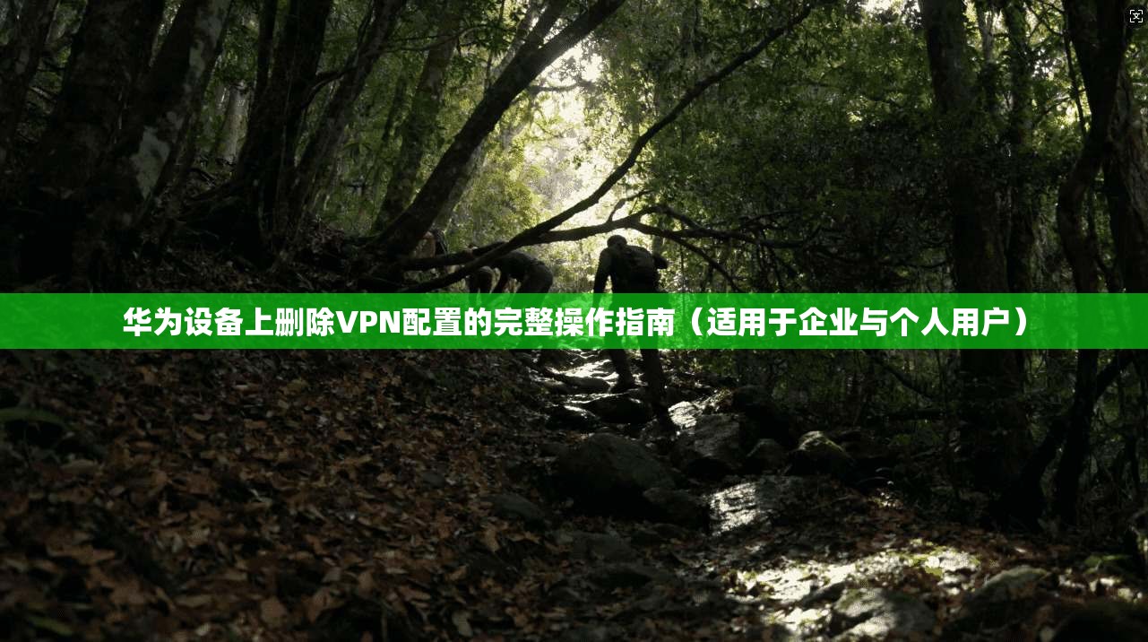 华为设备上删除VPN配置的完整操作指南（适用于企业与个人用户）