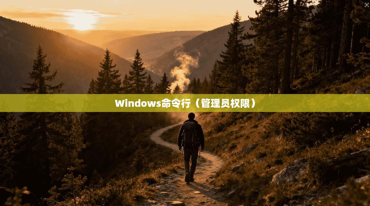 Windows命令行（管理员权限）