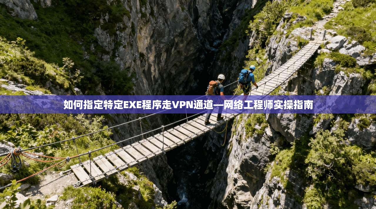 如何指定特定EXE程序走VPN通道—网络工程师实操指南