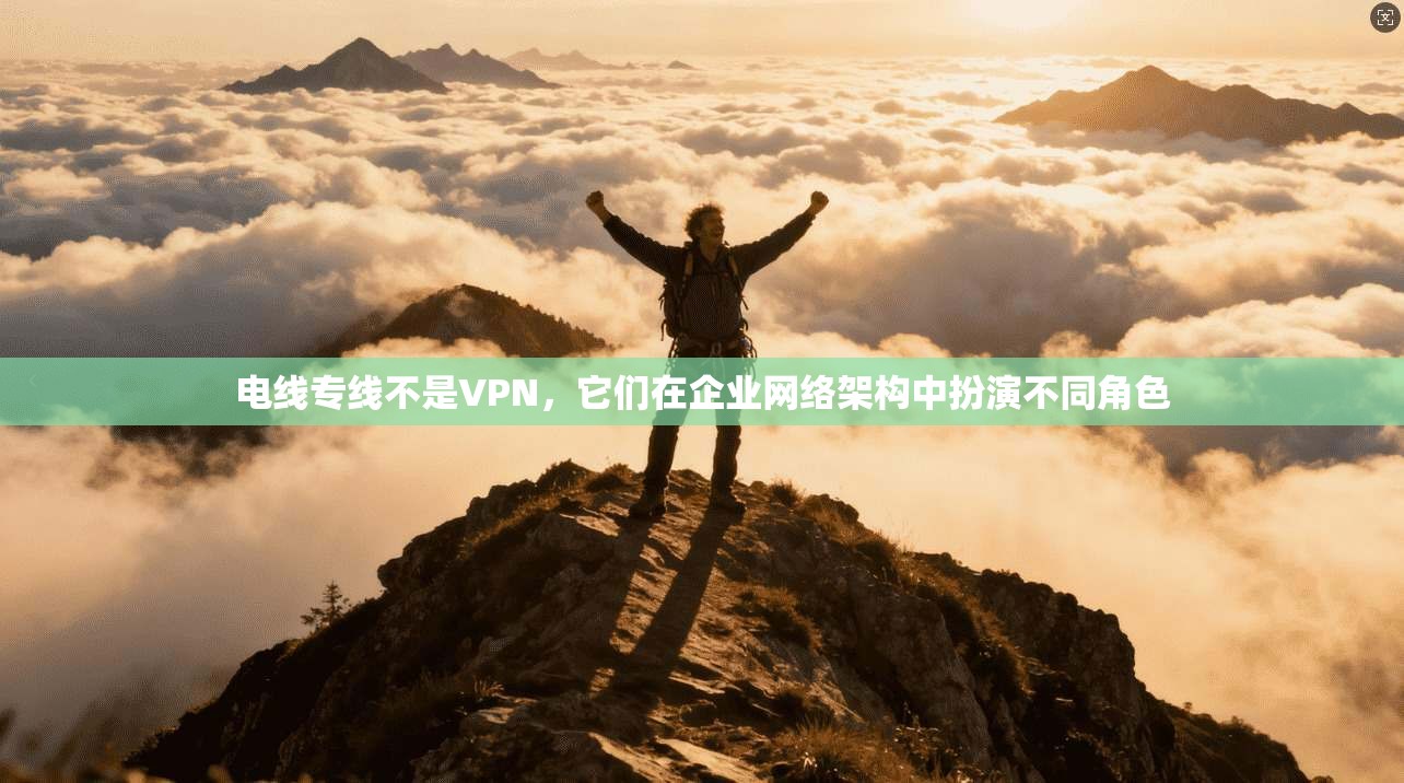 电线专线不是VPN，它们在企业网络架构中扮演不同角色