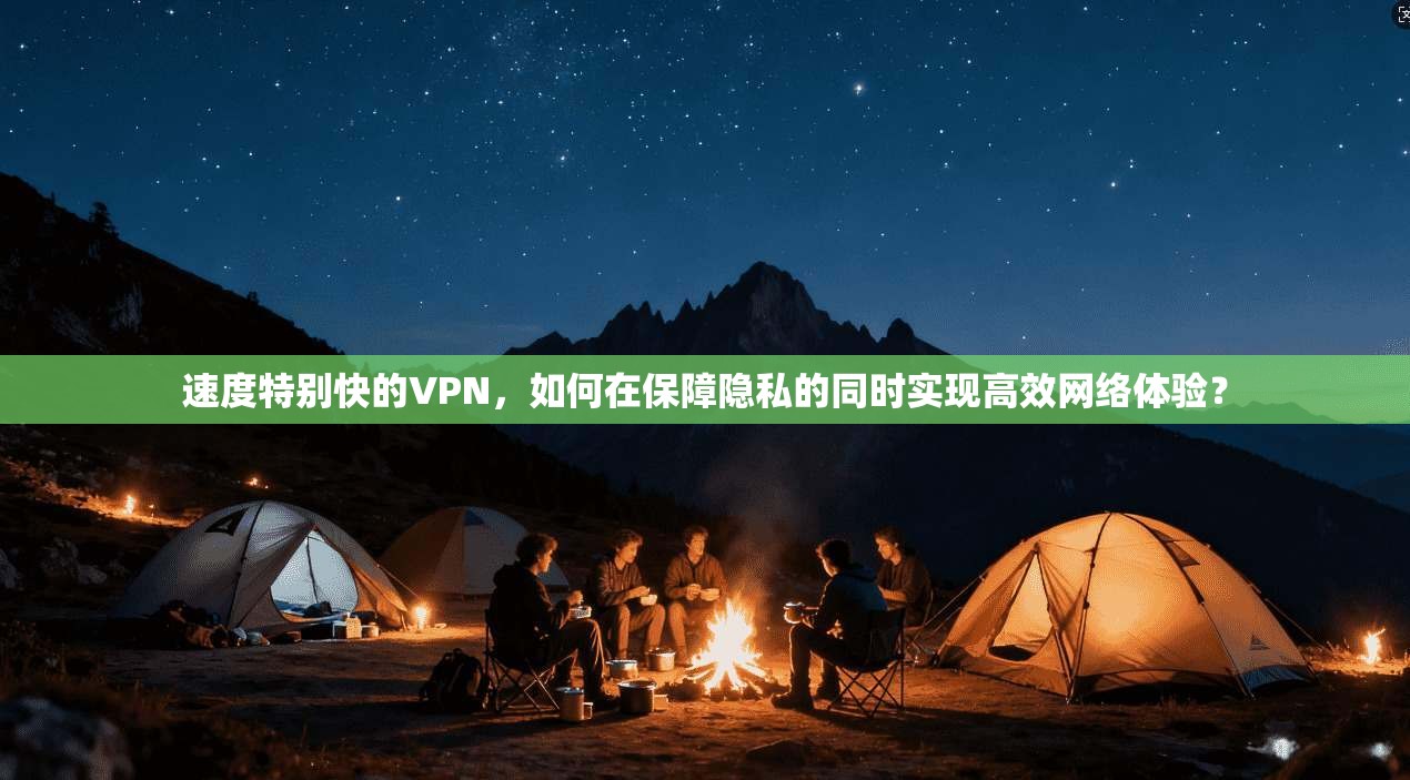 速度特别快的VPN，如何在保障隐私的同时实现高效网络体验？