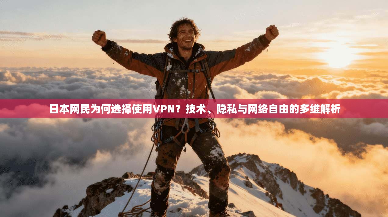 日本网民为何选择使用VPN？技术、隐私与网络自由的多维解析