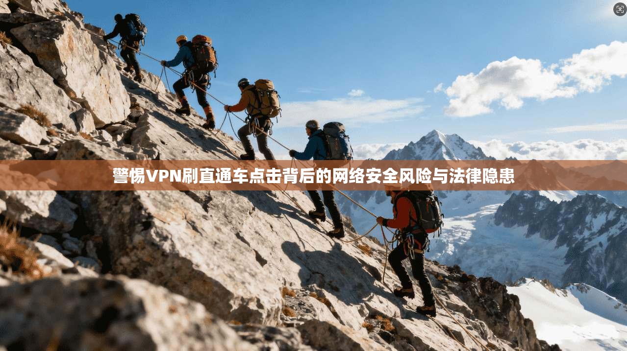 警惕VPN刷直通车点击背后的网络安全风险与法律隐患