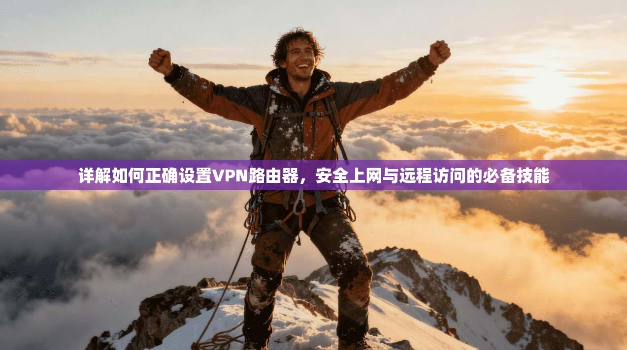 详解如何正确设置VPN路由器，安全上网与远程访问的必备技能