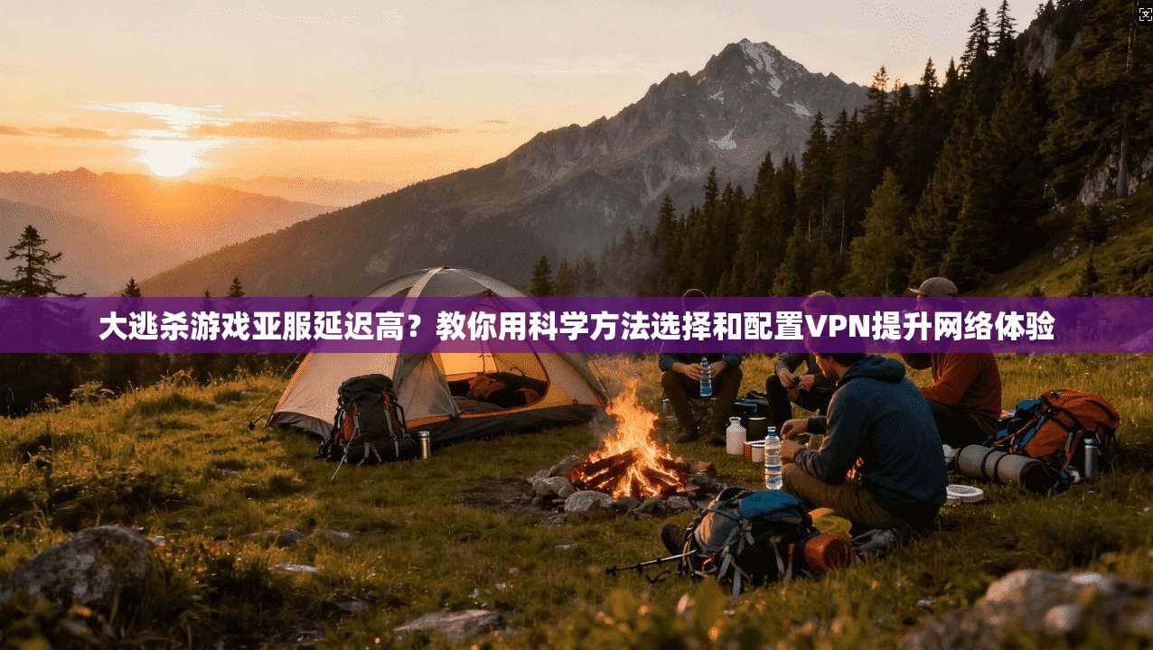 大逃杀游戏亚服延迟高？教你用科学方法选择和配置VPN提升网络体验
