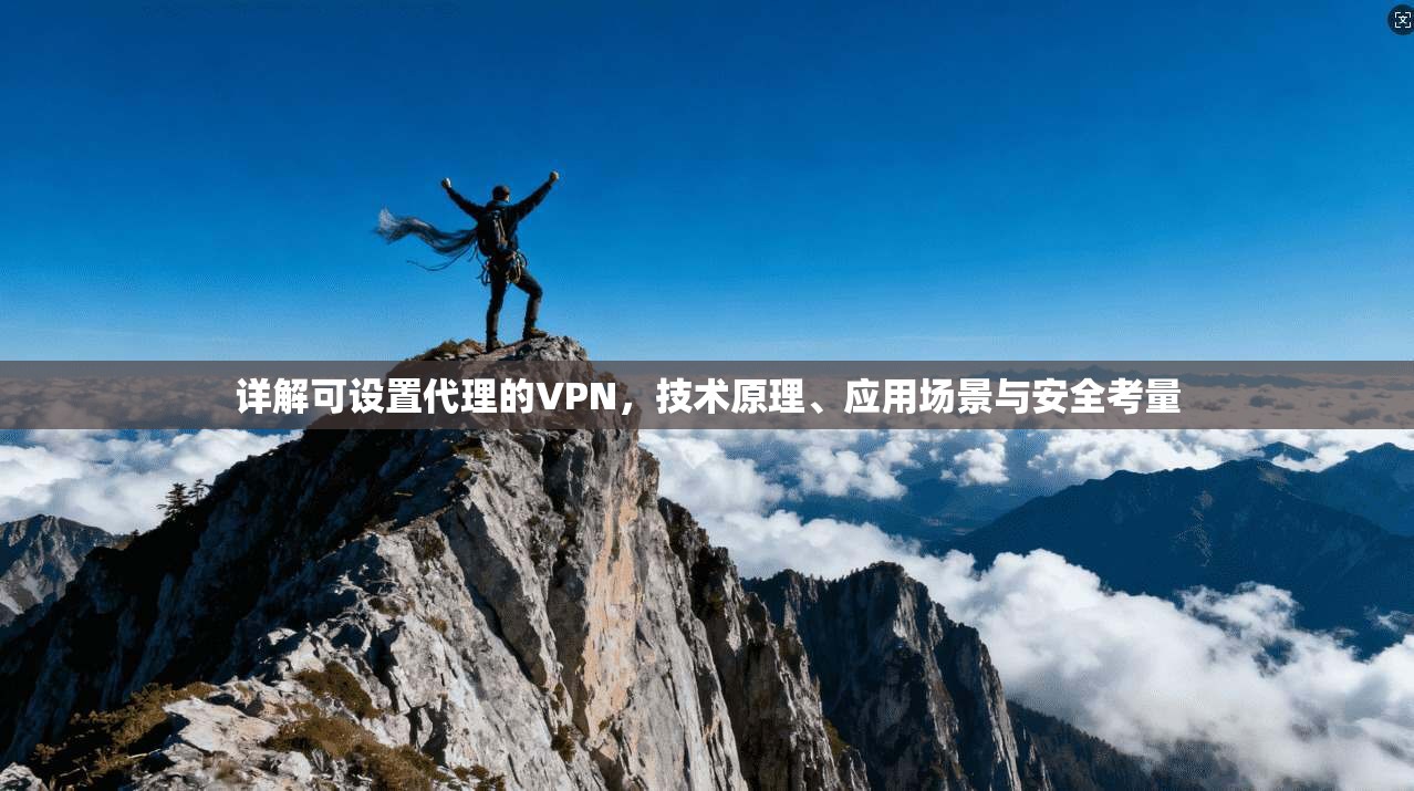 详解可设置代理的VPN，技术原理、应用场景与安全考量
