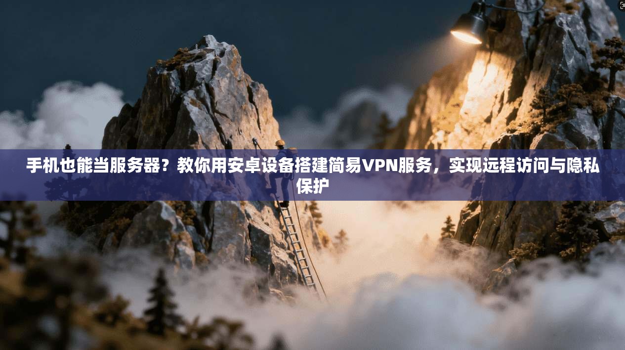 手机也能当服务器？教你用安卓设备搭建简易VPN服务，实现远程访问与隐私保护