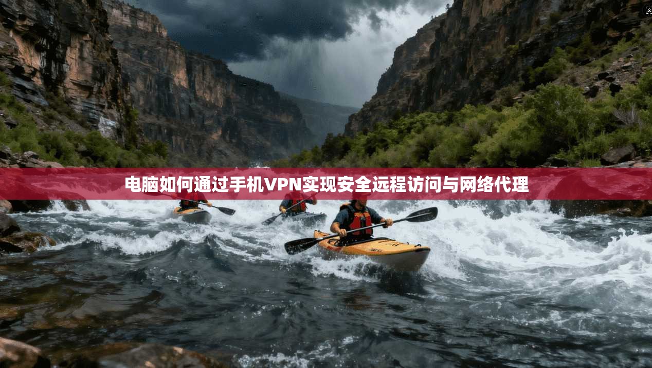 电脑如何通过手机VPN实现安全远程访问与网络代理