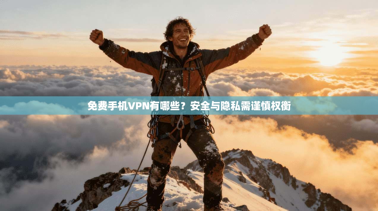 免费手机VPN有哪些？安全与隐私需谨慎权衡