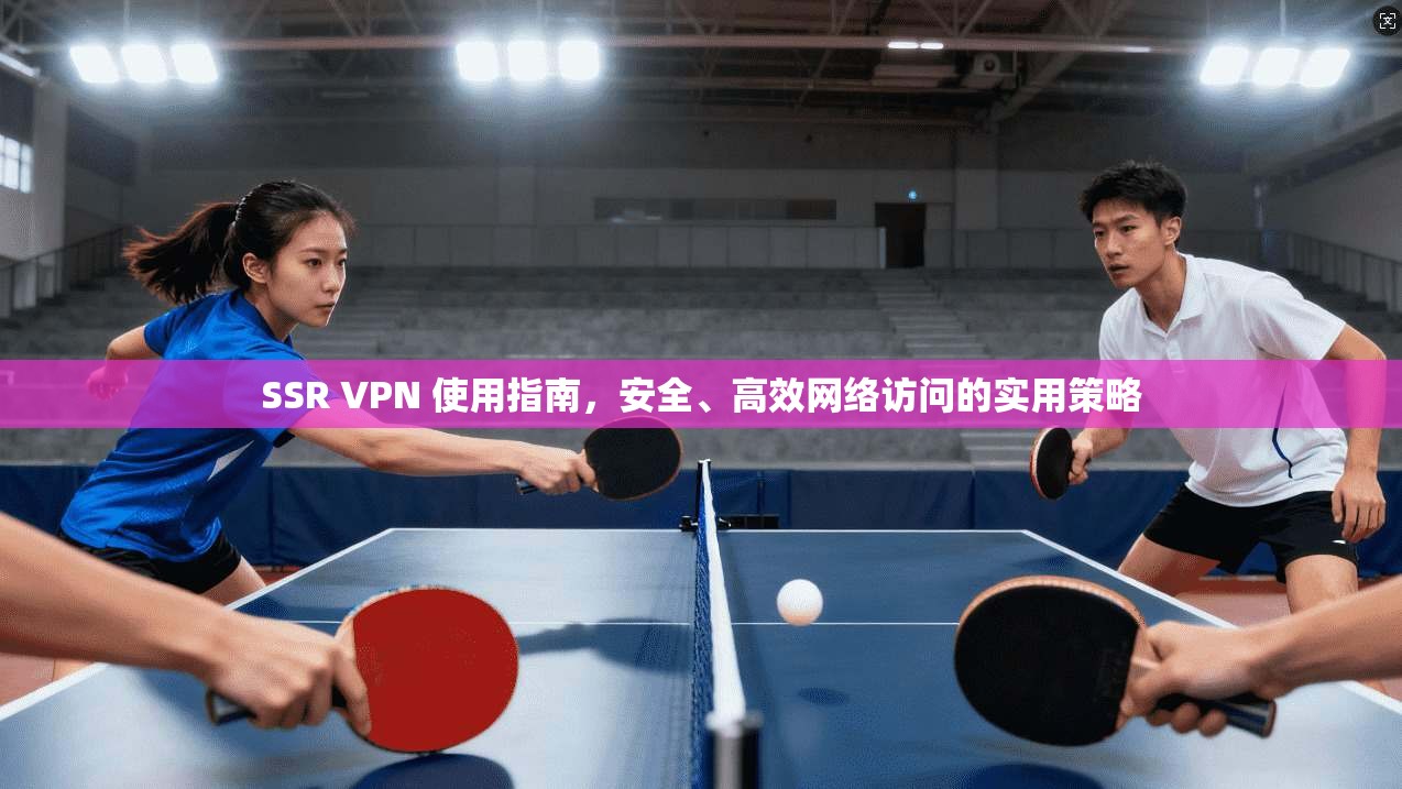 SSR VPN 使用指南，安全、高效网络访问的实用策略