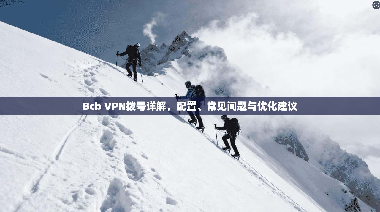 Bcb VPN拨号详解，配置、常见问题与优化建议