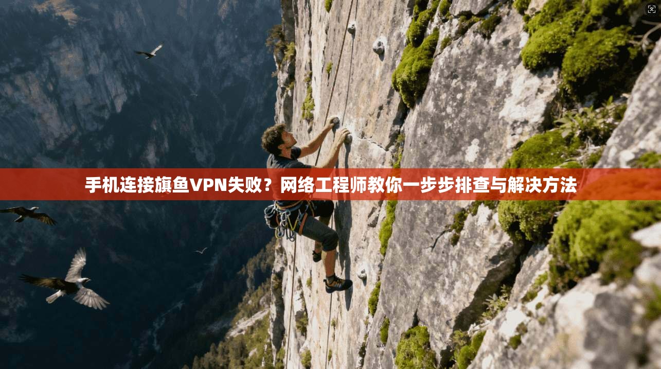 手机连接旗鱼VPN失败？网络工程师教你一步步排查与解决方法