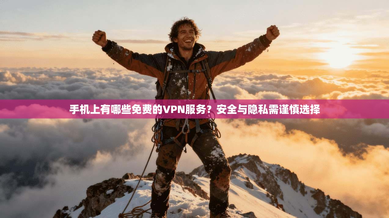 手机上有哪些免费的VPN服务？安全与隐私需谨慎选择