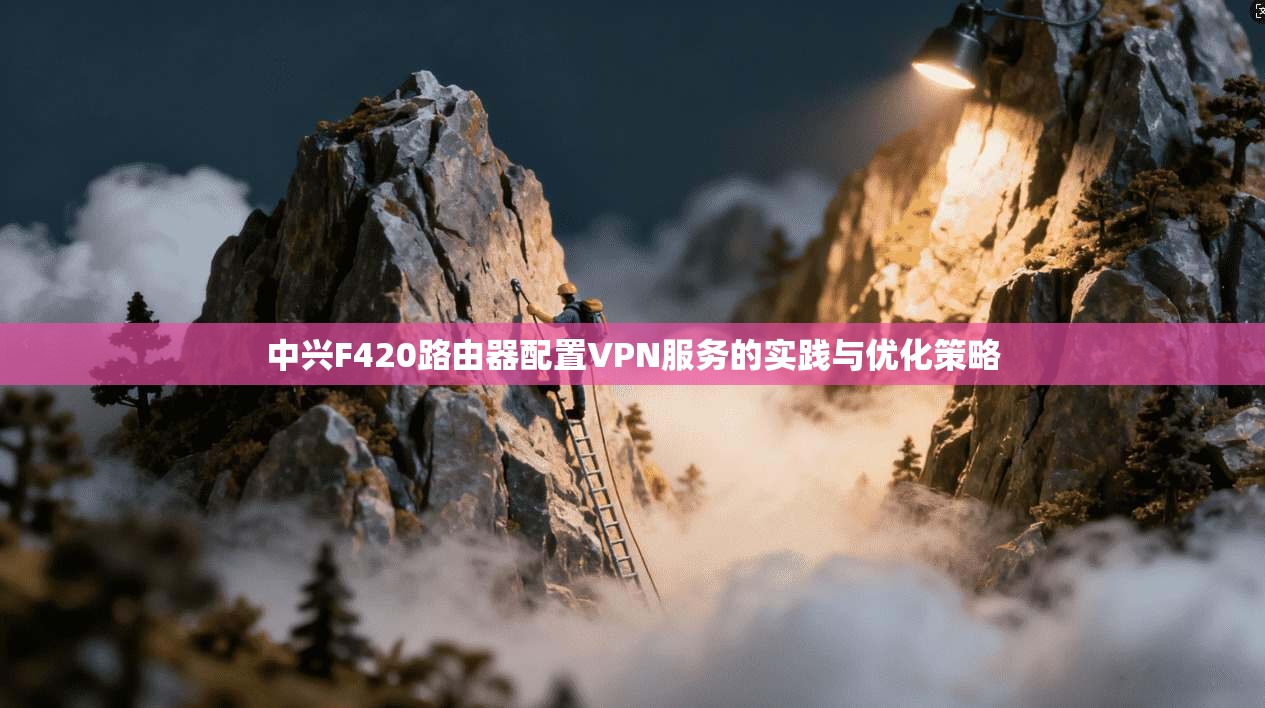 中兴F420路由器配置VPN服务的实践与优化策略