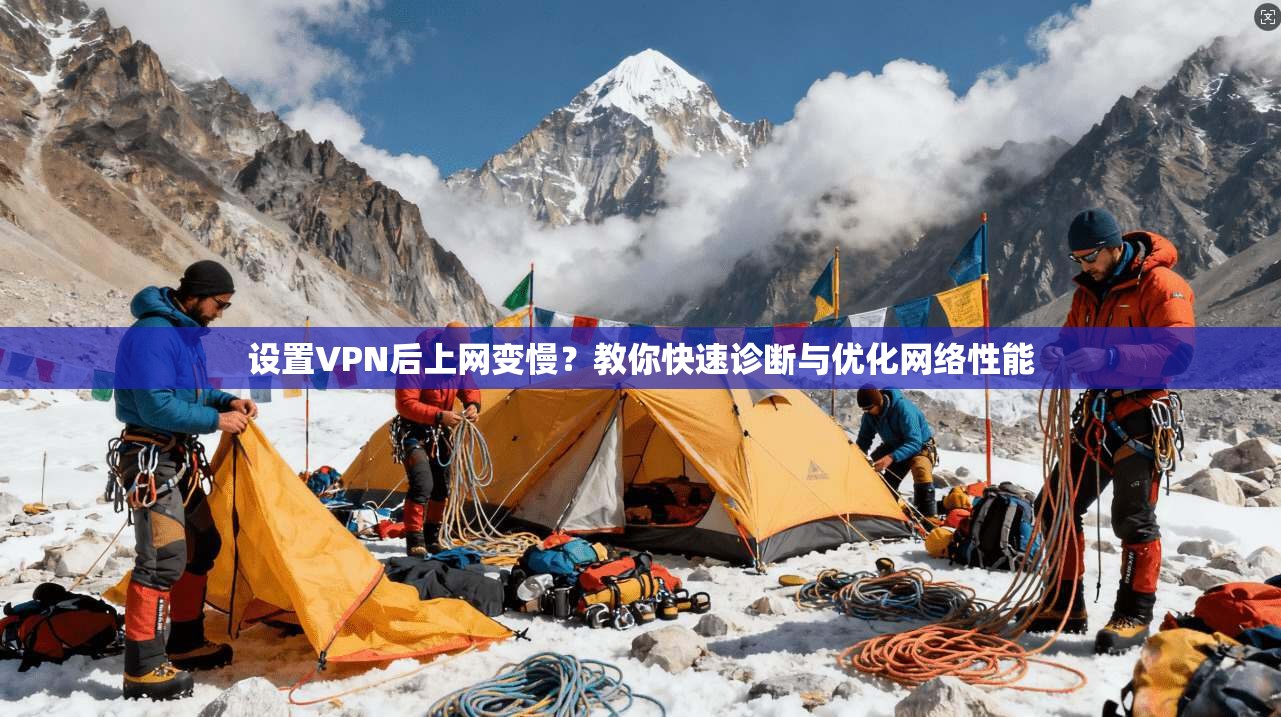 设置VPN后上网变慢？教你快速诊断与优化网络性能