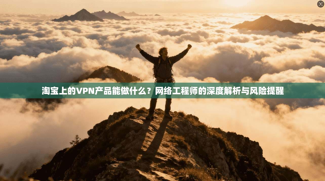淘宝上的VPN产品能做什么?网络工程师的深度解析与风险提醒 淘宝上的VPN产品能做什么?网络工程师的深度解析与风险提醒