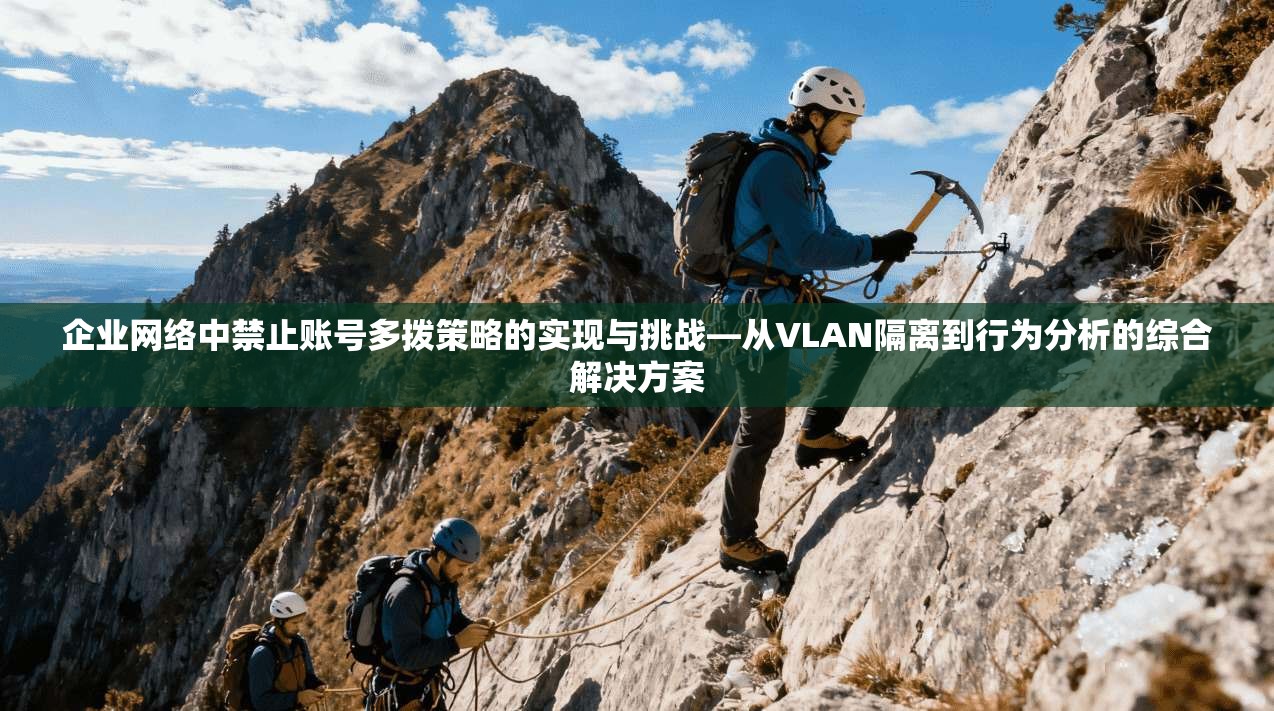 企业网络中禁止账号多拨策略的实现与挑战—从VLAN隔离到行为分析的综合解决方案
