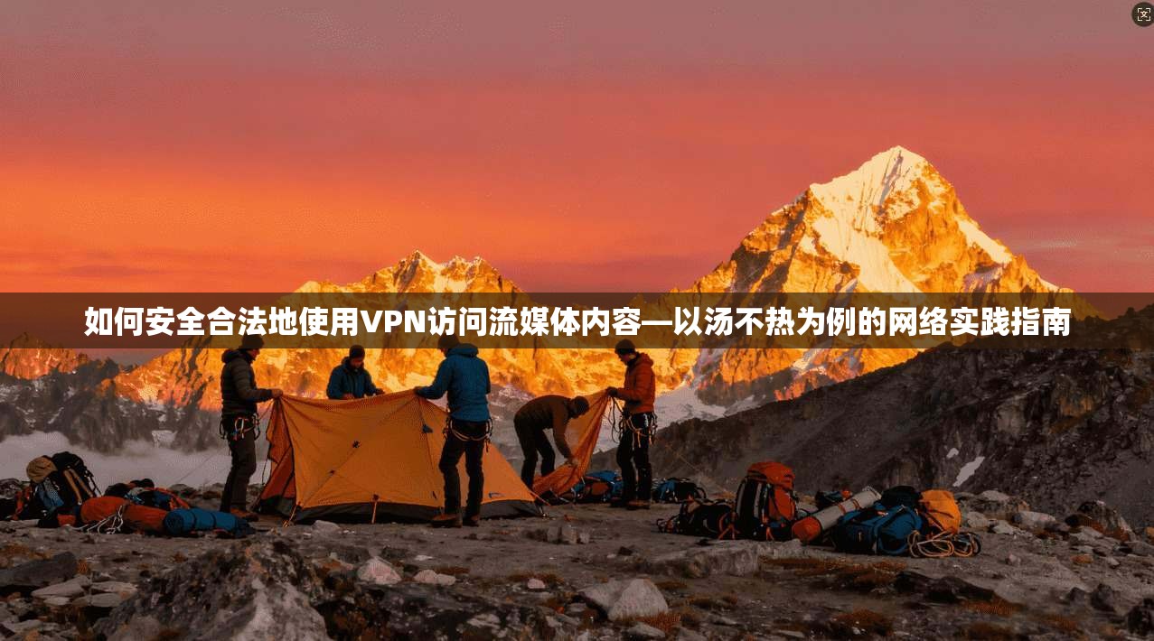 如何安全合法地使用VPN访问流媒体内容—以汤不热为例的网络实践指南