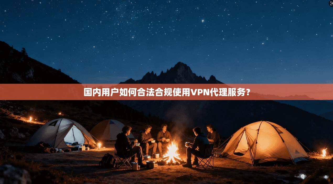 国内用户如何合法合规使用VPN代理服务？