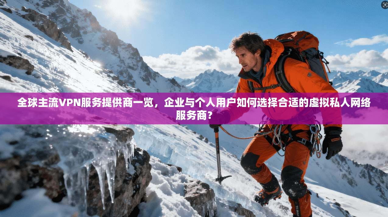 全球主流VPN服务提供商一览，企业与个人用户如何选择合适的虚拟私人网络服务商？