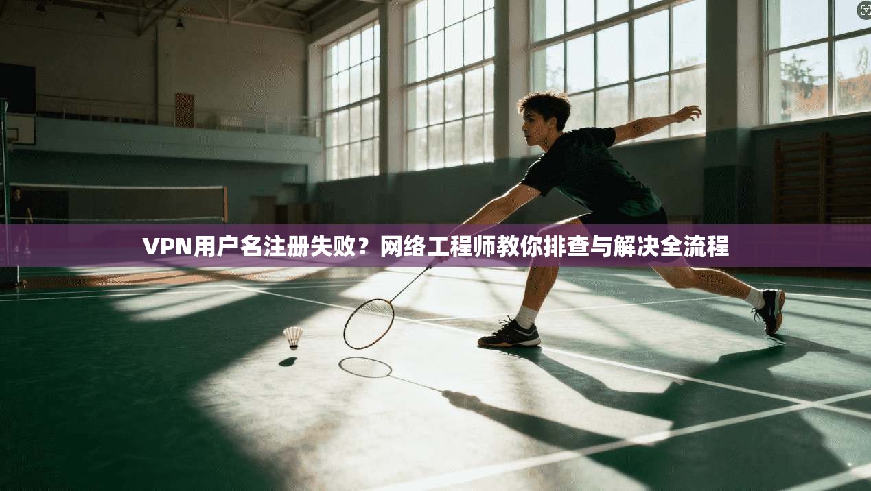 VPN用户名注册失败？网络工程师教你排查与解决全流程