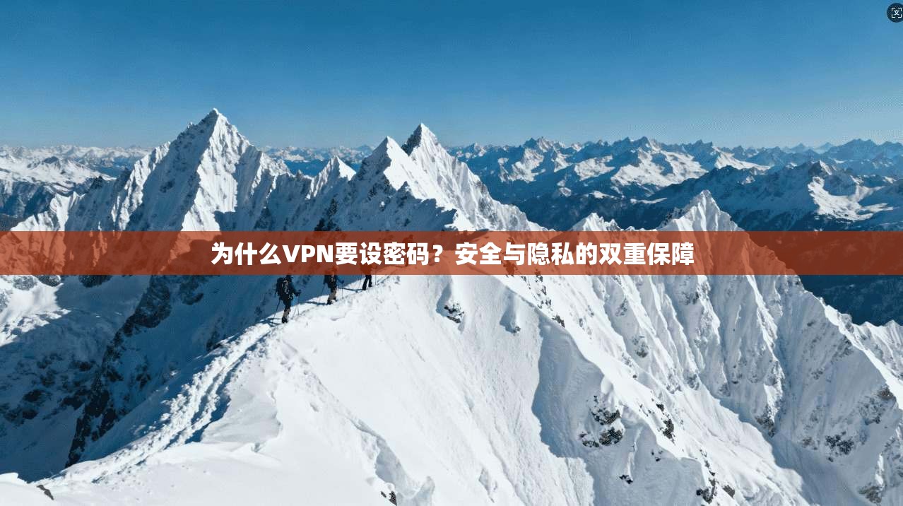 为什么VPN要设密码？安全与隐私的双重保障