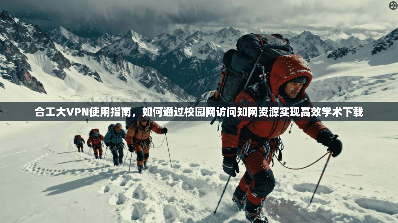 合工大VPN使用指南，如何通过校园网访问知网资源实现高效学术下载