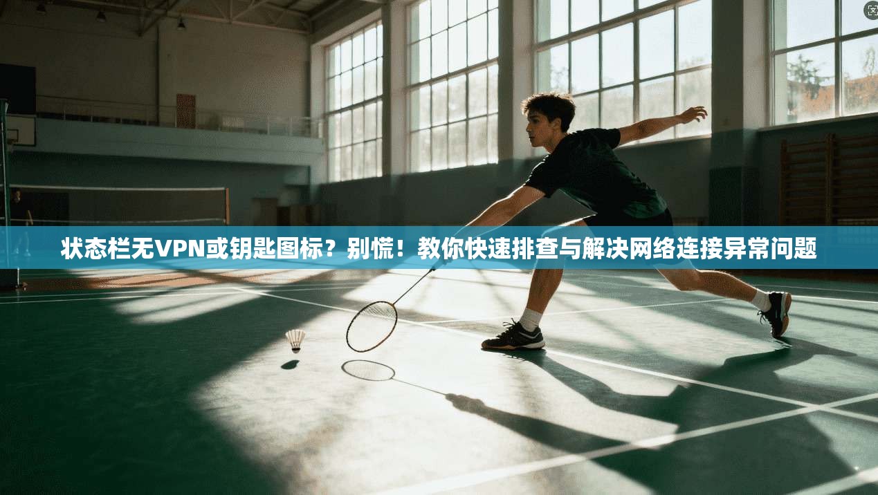 状态栏无VPN或钥匙图标？别慌！教你快速排查与解决网络连接异常问题