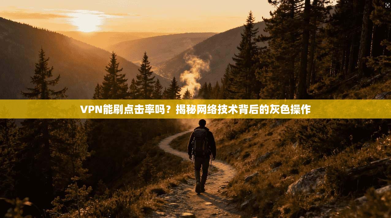 VPN能刷点击率吗？揭秘网络技术背后的灰色操作